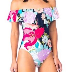 Trina Turk size 8 one piece swimsuit